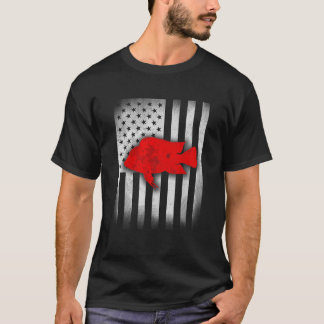 cichlid shirt US Flagga T Shirt