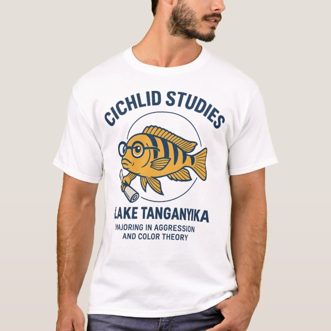 Cichlid Studies Department - Sjö Tanganyika U Par T Shirt (Framsida)