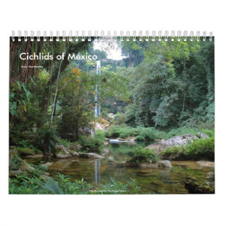 Cichlids av Mexico Kalender