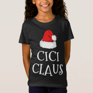 Cici Claus jul Hat Family Group Matching Paj T Shirt