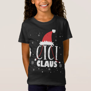 Cici Claus Santa Hat Cute Grandma Cici jul F T Shirt