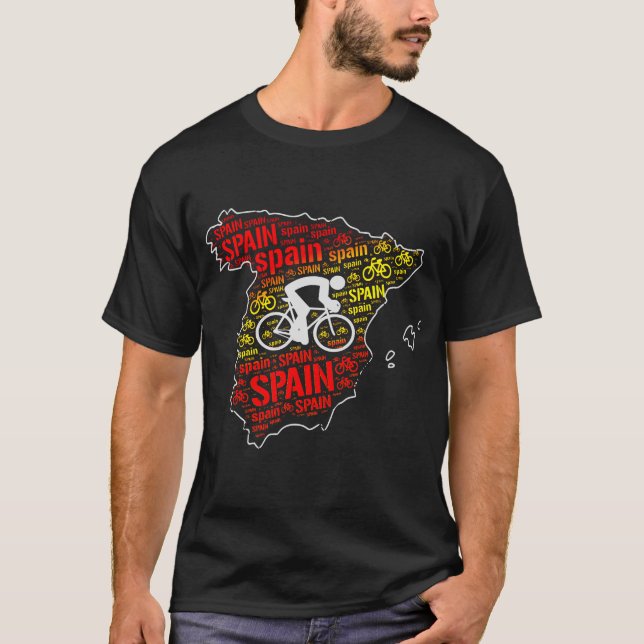 Ciclismo La Vuelta España T Shirt (Framsida)