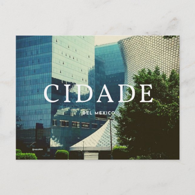 Cidade Del México  Vykort (Framsida)