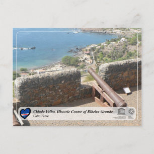 Cidade Velha, historiskt centrum för Ribeira Grand Vykort