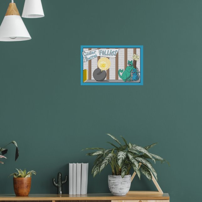 Cider Barrell Follies Comic Poster (Vardagsrum 1)