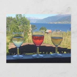 Cider Cheers from Balestrand, Norway Greeting Card Vykort