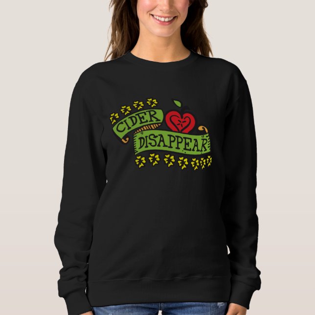 Cider Disappear Vinegar Condiment T Shirt (Framsida)