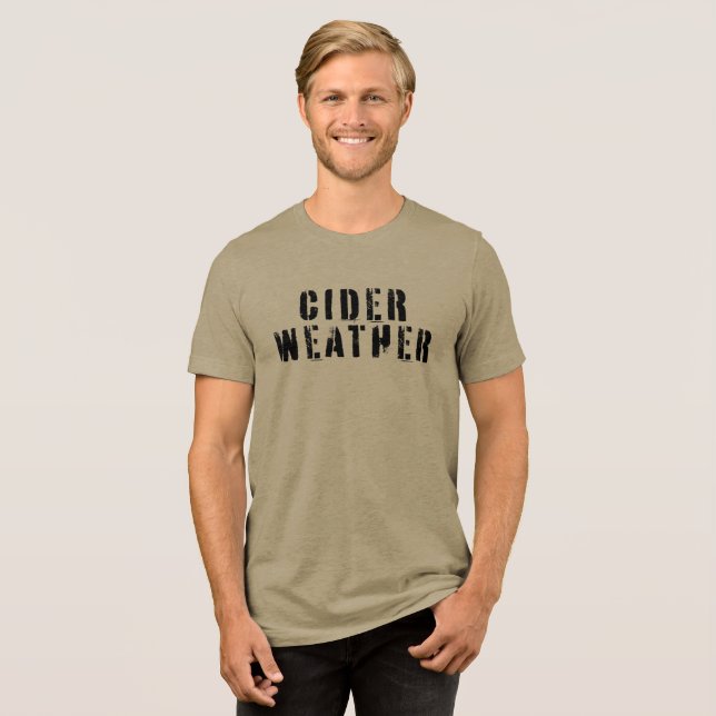 Cider väder  t shirt (Framsida Full)