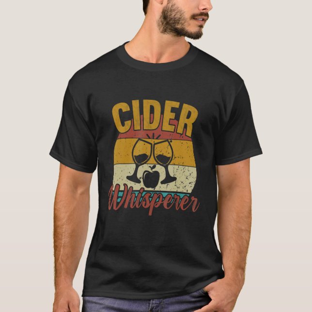 Cider Whisperer Apple Cider T Shirt (Framsida)