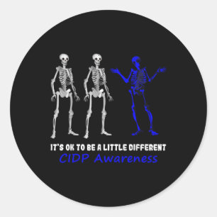 Cidp-medvetandet om att det är okej att vara lite runt klistermärke