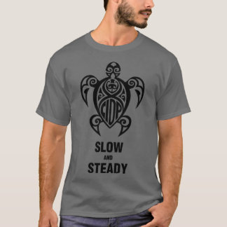 CIDP Turtle Black Slow Steady T Shirt