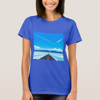 ciel bleu avions t shirt