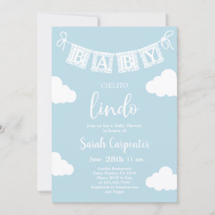 Cielito Lindo Baby Shower Boy Inbjudningar