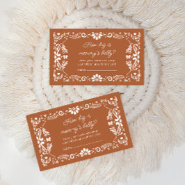 Cielito Lindo Baby Shower hur stor Mamma är Belly Tilläggskort