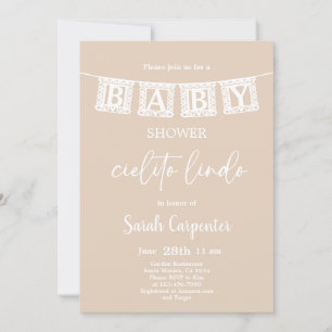 Cielito Lindo Baby Shower Inbjudningar