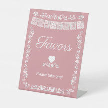 Cielito Lindo Baby Shower-partygåvor Rosa