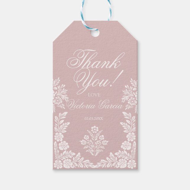 Cielito Lindo baby shower  Presentetikett (Framsidan)