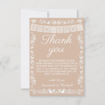 Cielito Lindo Beige Papel Picado Barnkalas