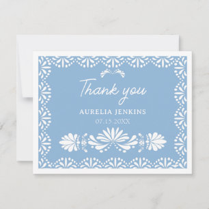 Cielito lindo Blue Mexican Baby Shower Tack Kort