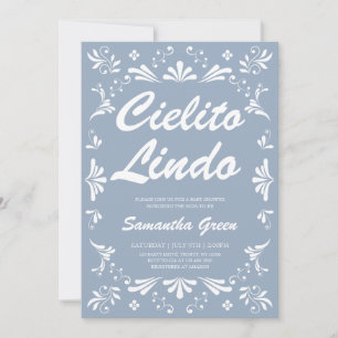 Cielito Lindo Boy Baby Shower Inbjudningar