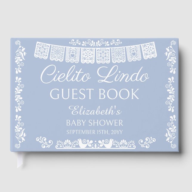 Cielito Lindo Dammtorrt Babyfirande Gästböcker (Framsida)
