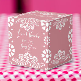 Cielito lindo Dusty rosa babydusch favoriserar Presentaskar