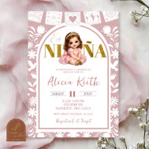 Cielito Lindo Es Nina Baby Shower på spanska