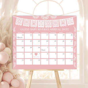 Cielito Lindo Gissa förlossningsdatum kalender Poster