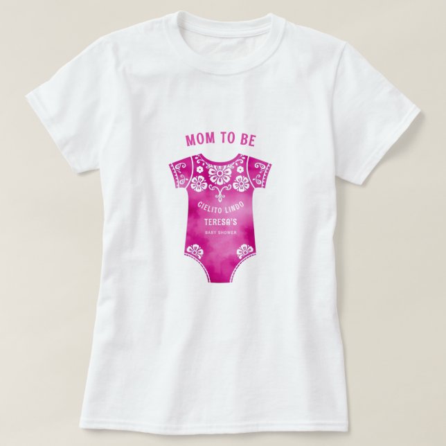 Cielito Lindo, kroppsdrädräktighetsflicka, babydus T Shirt (Design framsida)
