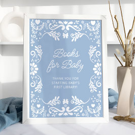 Cielito Lindo Mexican Baby Shower Bokar för Baby Poster