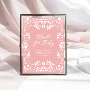 Cielito Lindo Mexican Baby Shower Bokar för Baby Poster