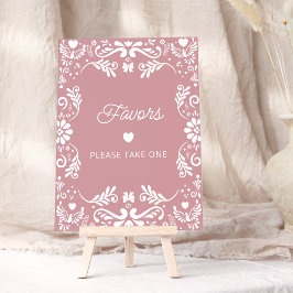 Cielito Lindo Mexican Baby Shower Favors Poster