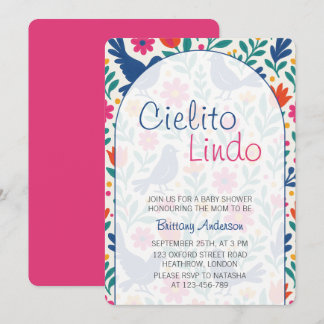 Cielito Lindo Mexican Baby Shower Inbjudningar