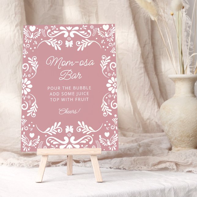 Cielito Lindo Mexican Baby Shower Mamma-osa Pub Poster (Skapare uppladdad)