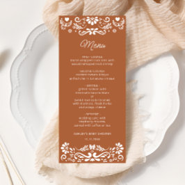 Cielito Lindo Mexican Baby Shower Menu Meny
