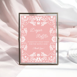 Cielito Lindo Mexican Baby Shower Raffle Poster
