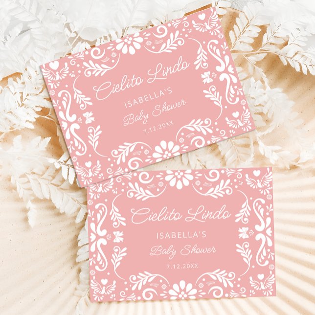 Cielito Lindo Mexican Baby Shower - tackkort Kort (Skapare uppladdad)