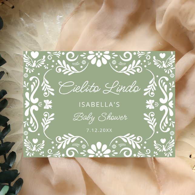 Cielito Lindo Mexican Baby Shower - tackkort Kort (Skapare uppladdad)