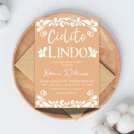 Cielito Lindo Mexican Fiesta Neutralt Baby Shower Inbjudningar