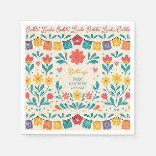 Cielito Lindo Mexikansk Baby Shower Fiesta Pappersservett