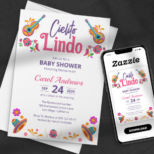 Cielito Lindo Mexikansk Gitarr Talavera Bebisens F Inbjudningar