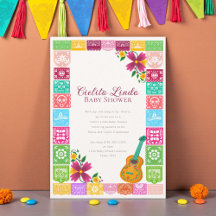Cielito Lindo Mexikansk Papper Picado Folk Art Fie