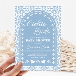 Cielito Lindo Papel Picado Baby Shower Inbjudningar