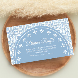 Cielito Lindo Papel Picado Shower Diaper Raffle Tilläggskort