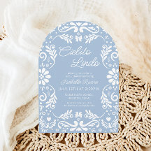 Cielito Lindo Talavera Blue Mexican Baby Shower
