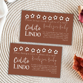 Cielito Lindo Talavera Mexican Baby Shower Game Tilläggskort