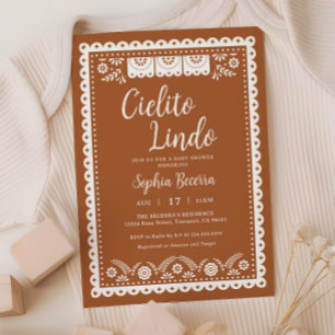 Cielito Lindo Talavera Mexican Baby Shower Inbjudningar