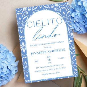Cielito Lindo Talavera Mexican Baby Shower Inbjudningar