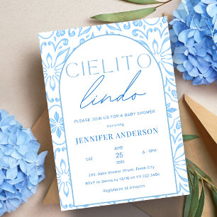 Cielito Lindo Talavera Mexican Baby Shower Inbjudningar