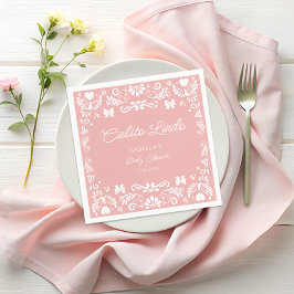 Cielito Lindo Talavera Mexican Baby Shower Napkins Pappersservett